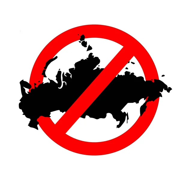 Átlépte Oroszország Fekete Térképét — Stock Fotó