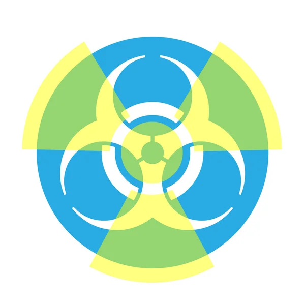 Nucleair Gevarenbord Radioactiviteit Gevarenwapen — Stockfoto