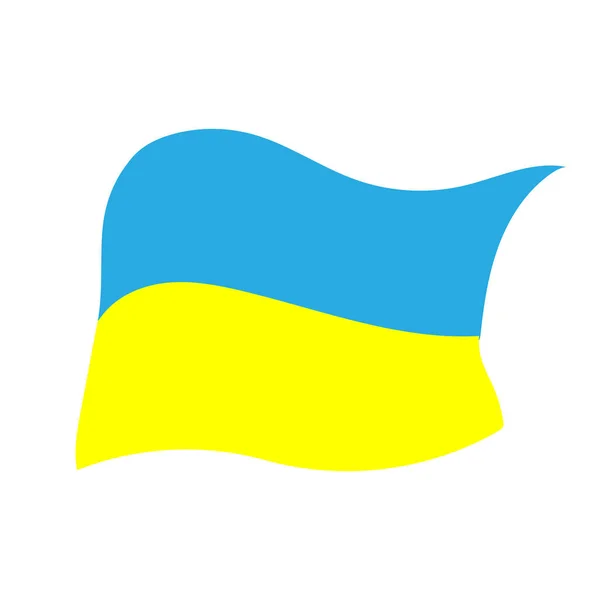 Національний Прапор України Свобода Честь — стокове фото