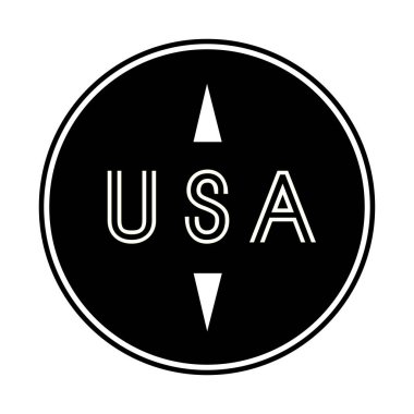 ABD yazıtları daire şeklinde. Tekstil baskısı.