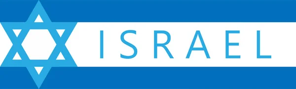 Stylizovaná Vlajka Izraele Země Celého Světa — Stock fotografie