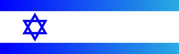 Stilisierte Flagge Israels Länder Der Welt — Stockfoto