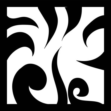 Bir karede süs, doku ya da dekorasyon. Döşeme.