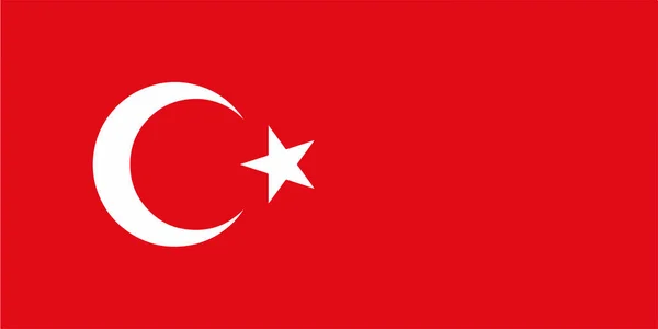 トルコの様式化された旗 イスタンブールだ 観光国 — ストック写真