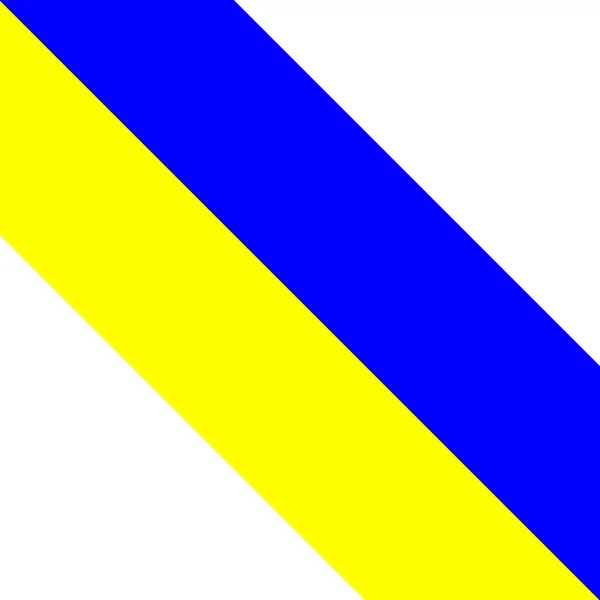 Bänder Oder Dekoration Den Ukrainischen Farben Der Fahne — Stockfoto