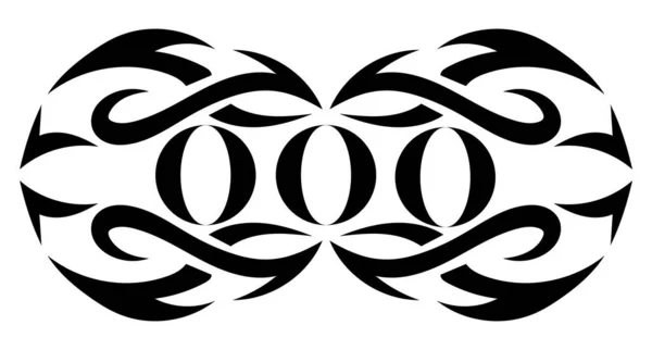 Abstraktní Obraz Formě Tetování Nebo Ornamentu Dekorace Nebo Tisk — Stock fotografie