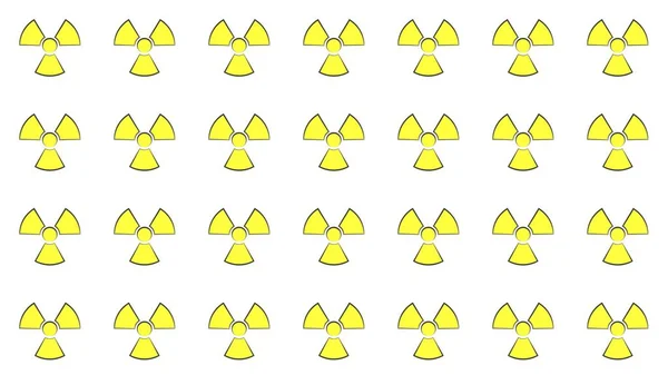 辐射信号的背景 核战争的危险 — 图库照片