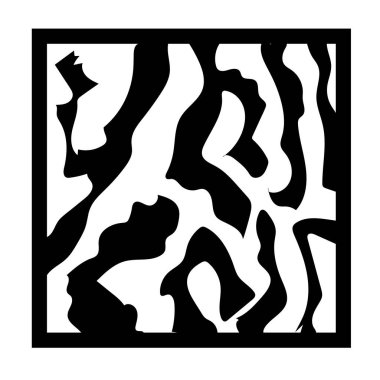 Bir karede soyutlama. Süs veya doku.