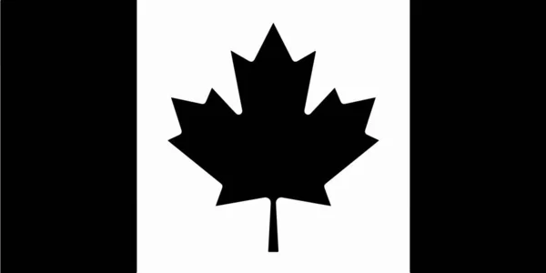 Stylized Flag Canada Maple Leaf — Stock Photo, Image