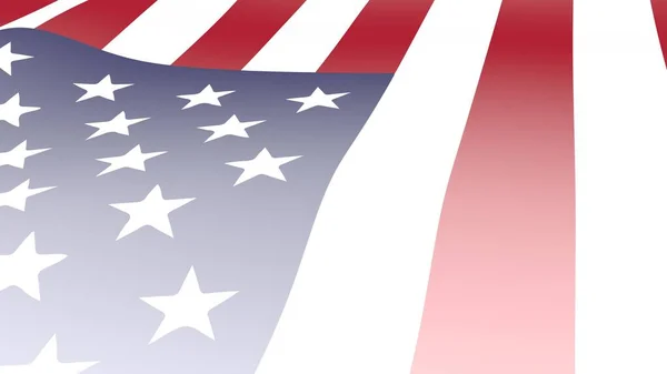 ABD bayrağından. Amerika. Vatanseverlik. Hazırlama.