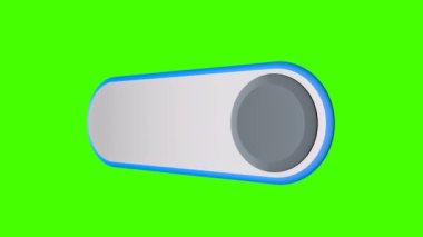 Düğmeye bas. Krom tuşunda 3B canlandırma canlandırması.