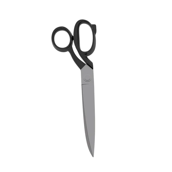 Stationery Scissors White Background Rendering — Stockfoto