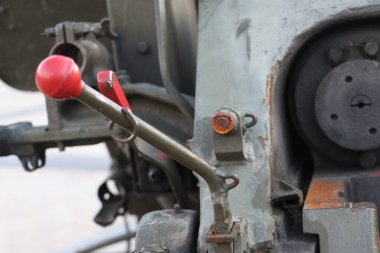 Rus topları ya da topçu birlikleri yakın çekimde..