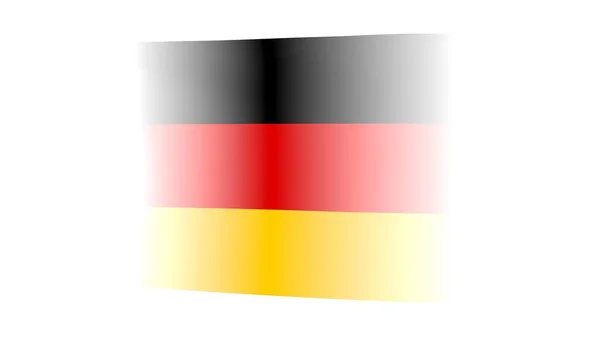 Flag Germany White Background European Union Country Politics Travel Rendering —  Fotos de Stock