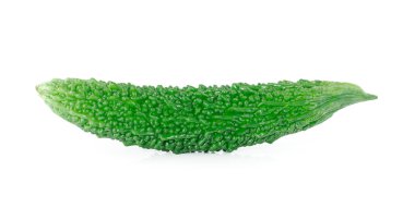 Acı kavun beyaz arkaplanda izole