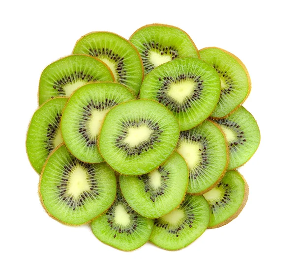 Many slices of kiwi fruit — Stock Photo, Image