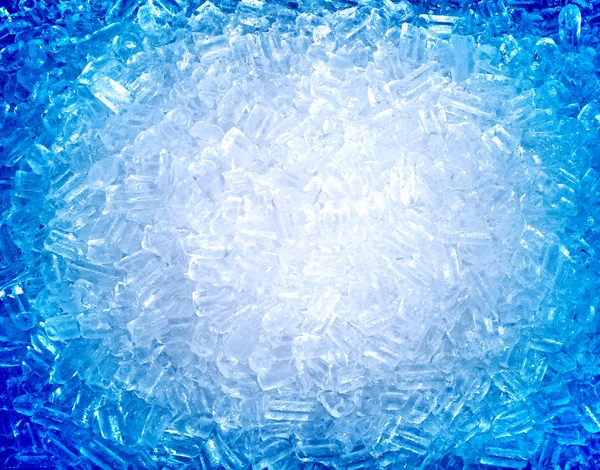 Tło błękitne kostki lodu — Zdjęcie stockowe