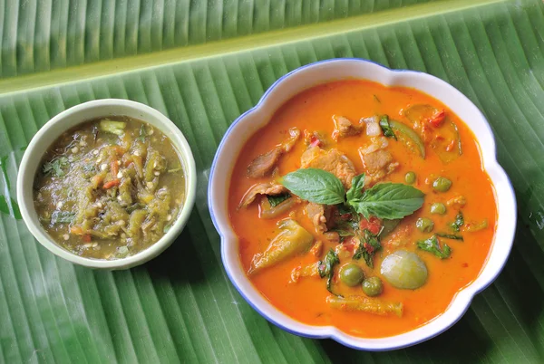 Carne de porco Curry, cozinha tailandesa — Fotografia de Stock