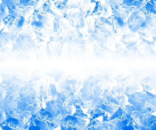 Background of blue ice cubes — Stock Photo, Image