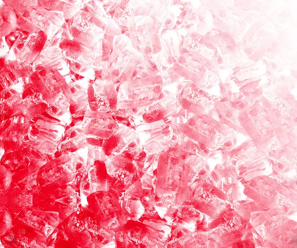 Fondo de cubitos de hielo rojo — Foto de Stock