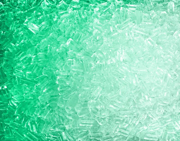 Fondo de cubitos de hielo verde —  Fotos de Stock