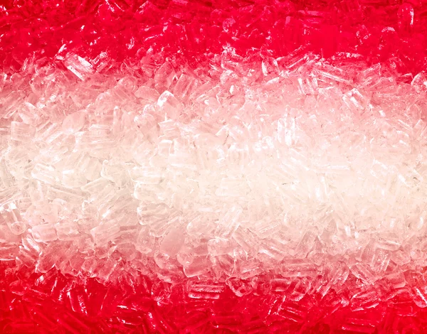 Sfondo di cubetti di ghiaccio rosso — Foto Stock
