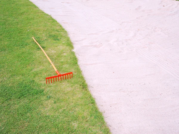 Pole golfowe. Piękny zielony krajobraz — Zdjęcie stockowe