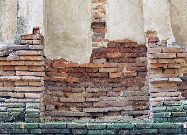 Oude bakstenen muur als achtergrond — Stockfoto