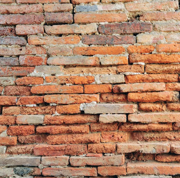 Stará cihlová zeď jako pozadí — Stock fotografie