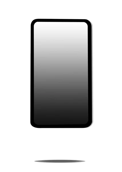 Illustration av en ny smart mobiltelefon — Stockfoto