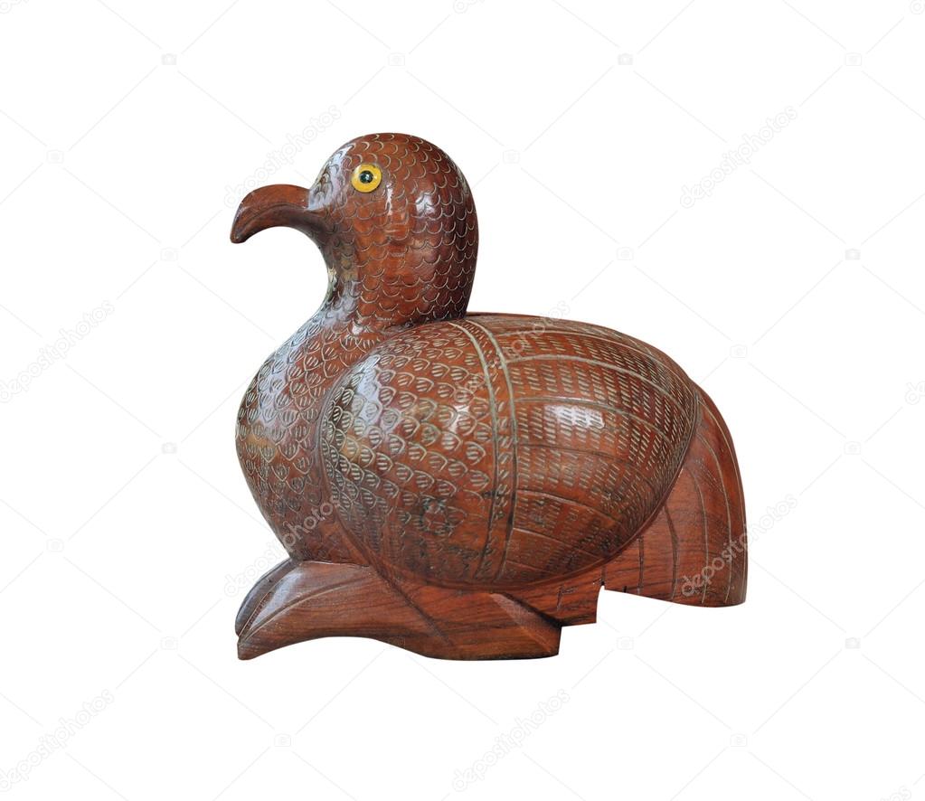Wooden bird.