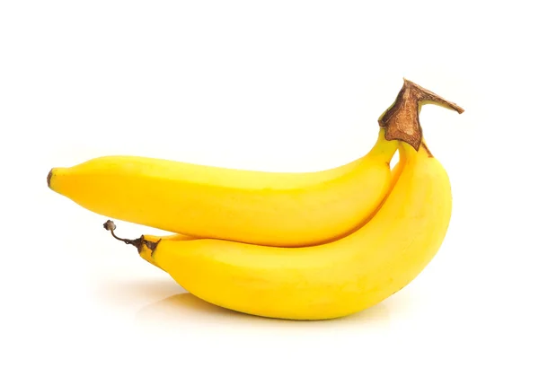 Banany izolowane na białym tle — Zdjęcie stockowe