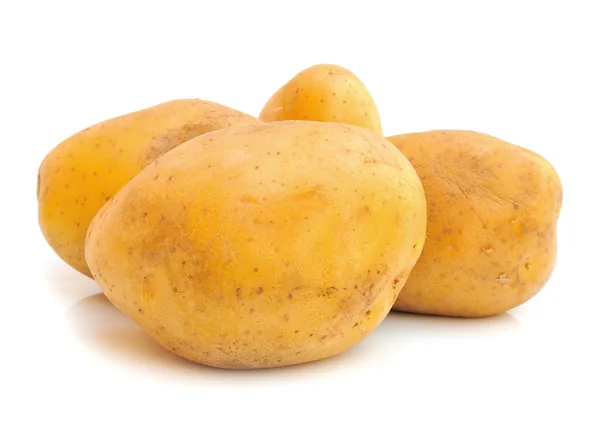 Bunch of potatoes on white background — Stock Photo, Image