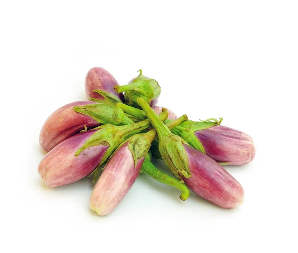 Eggplants Isolated on white background — Stock Photo, Image