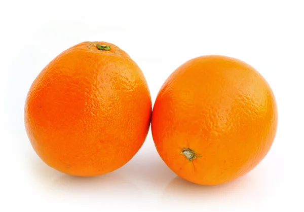 白色背景的橙色 — 图库照片