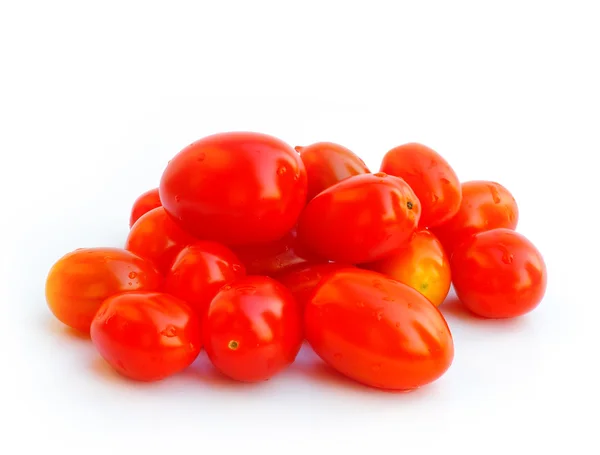 Tomate rojo sobre fondo blanco — Foto de Stock