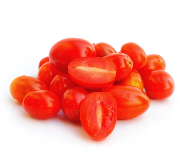 Tomate rojo sobre fondo blanco — Foto de Stock