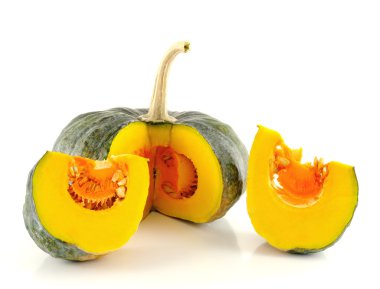 beyaz arkaplanda kabak