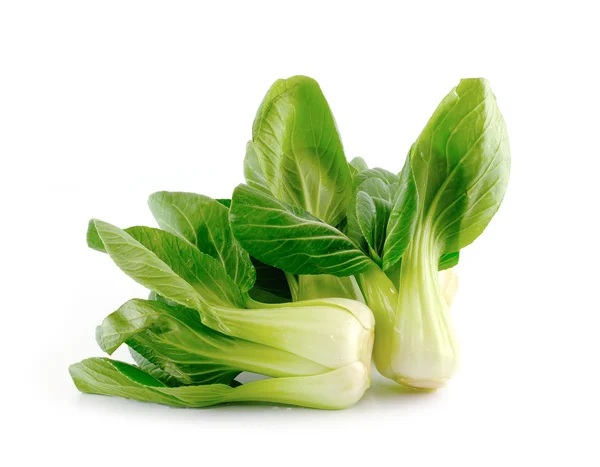 Bok choy (cavolo cinese) isolato su bianco — Foto Stock