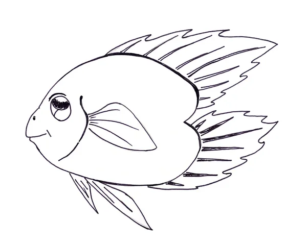 Ψάρια καρτούν — Φωτογραφία Αρχείου