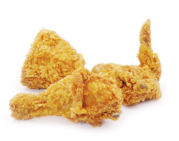 Gouden bruin gebakken kip — Stockfoto