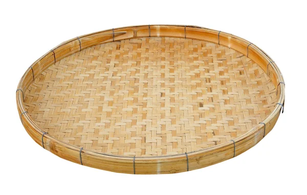 Koszyk wykonany z bambusa — Zdjęcie stockowe