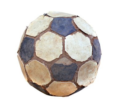 kırpma yolu ile eski futbol topu