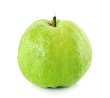 beyaz zemin üzerine guavas