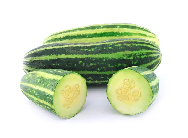 Cucumber isolated over white background — Stock Photo, Image