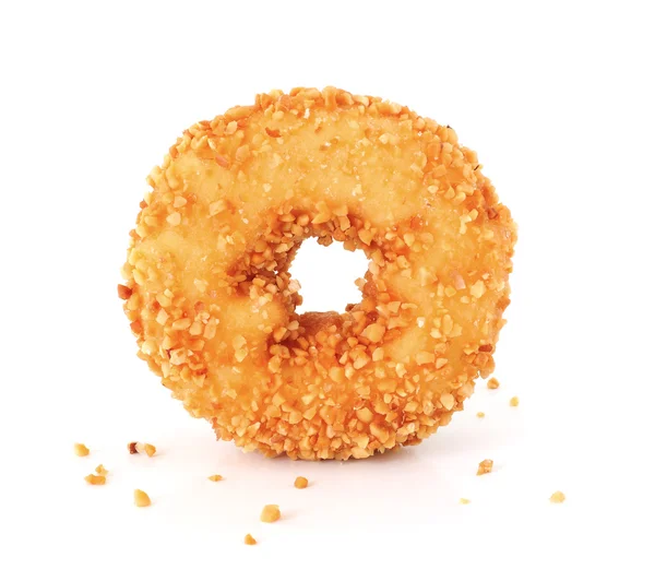 Donut isoliert auf weißem Hintergrund — Stockfoto