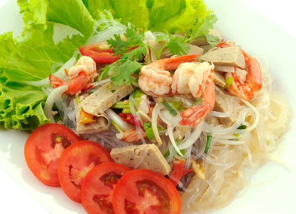 Thailändische würzige Meeresfrüchte-Salat — Stockfoto