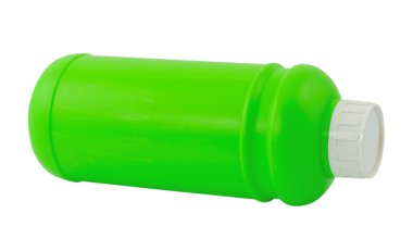 şişe üzerinde beyaz izole