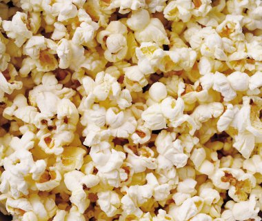 Patlamış mısır arka plan olarak faydalı