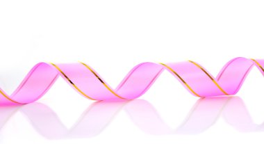 hediye kurdelesi beyaz üzerinde izole